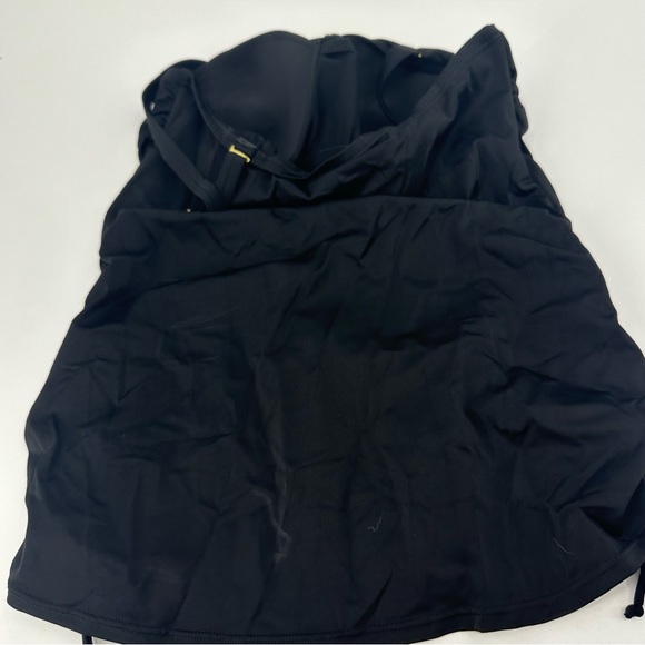 Swimsuits For All Black Swim Top Tankini Size 14 - Picture 5 of 9